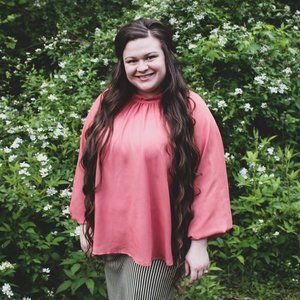 Coral Blouse